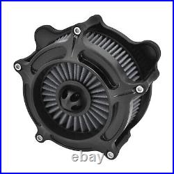 Matt Black Air Filter Cleaner For Harley Softail 00-15 Fat Bob Super Glide 00-17