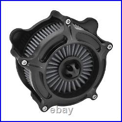 Matt Black Air Filter Cleaner For Harley Softail 00-15 Fat Bob Super Glide 00-17