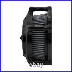 Matt Black Air Filter Cleaner For Harley Softail 00-15 Fat Bob Super Glide 00-17