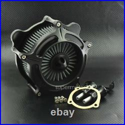 Matte Air Cleaner Gray Intake Filter Fit For Harley Touring 00-07 Dyna Softail