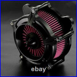 Matte Air Cleaner Red Intake Filter Fit For Harley Touring 2000-07 Dyna Softail