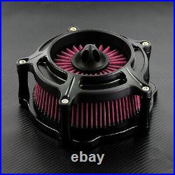 Matte Air Cleaner Red Intake Filter Fit For Harley Touring 2000-07 Dyna Softail