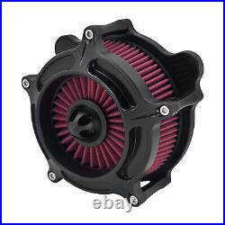 Matte Black Air Cleaner Filter Red Intake For Harley Road Electra Glide 00-2007