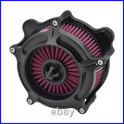 Matte Black Air Cleaner Filter Red Intake For Harley Street Road Glide 2008-2016 Matte Black Air Cleaner Filter Red Intake For Harley Street Road Glide 2008-2016