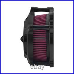 Matte Black Air Cleaner Filter Red Intake For Harley Street Road Glide 2008-2016 Matte Black Air Cleaner Filter Red Intake For Harley Street Road Glide 2008-2016