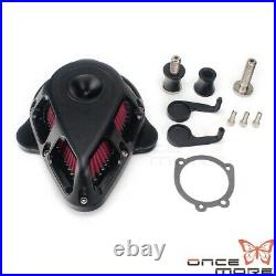 Motorcycle Air Cleaner Intake Filter Adjustable For Harley Dyna Touring Softail