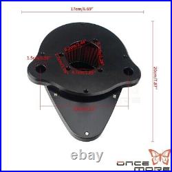 Motorcycle Air Cleaner Intake Filter Adjustable For Harley XL Sportster 2004-up