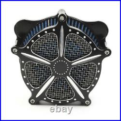 Motorcycle Air Cleaner Intake Filter Fit 08-16 Harley Touring FLHR FLHT FLHX