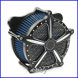 Motorcycle Air Cleaner Intake Filter Fit 08-16 Harley Touring FLHR FLHT FLHX