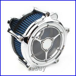 Motorcycle Air Cleaner Intake Filter For Harley Dyna Softail Touring Glide 47