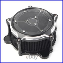 Motorcycle Air Cleaner Intake Filter For Harley Dyna Softail Touring Glide 48