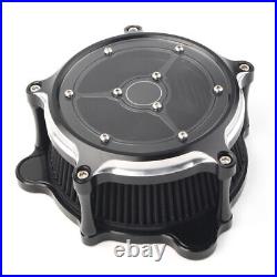 Motorcycle Air Cleaner Intake Filter For Harley Dyna Softail Touring Glide 48
