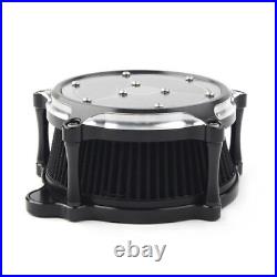 Motorcycle Air Cleaner Intake Filter For Harley Dyna Softail Touring Glide 48