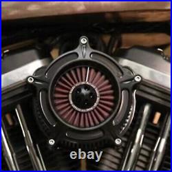 Motorcycle Air Cleaner Intake Filter For Harley M8 Trike 2017-2021 Black