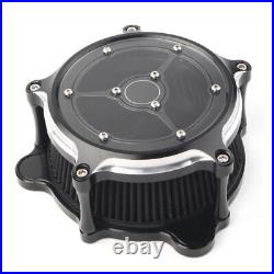 Motorcycle Air Cleaner Intake Filter For Harley Softail Dyna Touring Glide 48