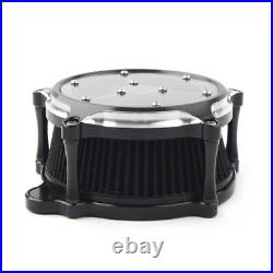 Motorcycle Air Cleaner Intake Filter For Harley Softail Dyna Touring Glide 48