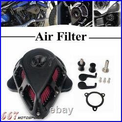 Motorcycle Air Cleaner Intake Filter Kit For Harley Touring 2017-UP Softail 2018