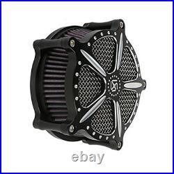 Motorcycle Air Cleaner Intake Filter System Kit For Harley Softail Electra Glide