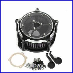 Motorcycle Air Cleaner Intake System Filter For Harley Electra Glide FLHR FLHT
