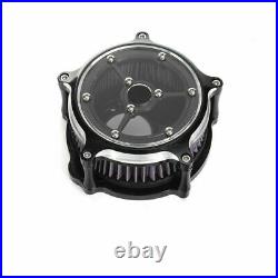 Motorcycle Air Cleaner Intake System Filter For Harley Electra Glide FLHR FLHT