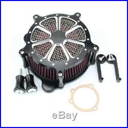 Motorcycle Air Cleaner Venturi Intake Filter for Softail Custom FXST 93-15 B6H4