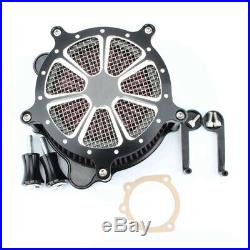 Motorcycle Air Cleaner Venturi Intake Filter for Softail Custom FXST 93-15 B6H4