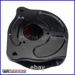 Motorcycle Air Filter CNC Air Cleaner Intake System For Harley Touring Softail