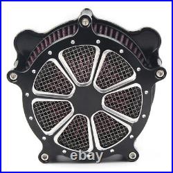 Motorcycle Air Filter Cleaner For Harley Touring Dyna Softail Heritage 1993-2007