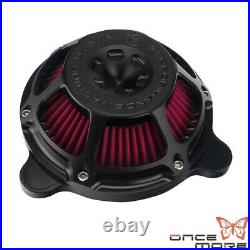 Motorcycle Air Filter For Harley Touring Street Road Glide 08-16 Dyna FXDLS 2017