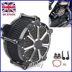 Motorcycle Air Filter Intake Cleaner For Harley Dyna Street Bob Softail UK STOCK