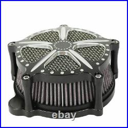 Motorcycle Aluminum Air Cleaner Intake Filter Fits For Harley Super Wide Glide