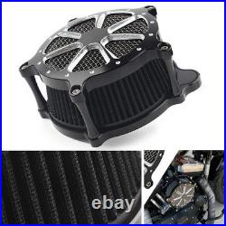 Motorcycle Aluminum Air Filter Cleaner For Harley Softail Touring Dyna FXR