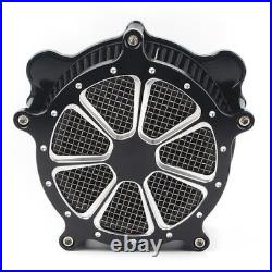 Motorcycle Aluminum Air Filter Cleaner For Harley Softail Touring Dyna FXR