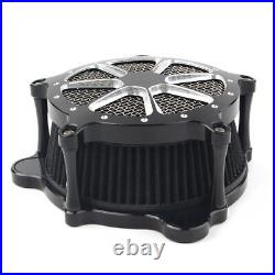 Motorcycle Aluminum Air Filter Cleaner For Harley Softail Touring Dyna FXR
