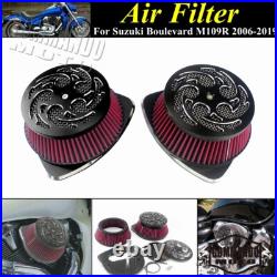 Motorcycle Big Sucker Air Cleaner Filter System For Suzuki M109R VZR1800 C1800R