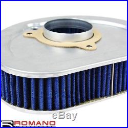 Motorcycle Blue Air Filter Air Cleaner For Harley FLHX Street Glide 2008-2013