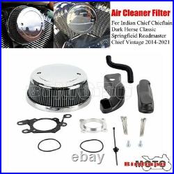 Motorcycle CNC Air Filter Cleaner For 2014-2021 Indian Chief Chieftain Vintage