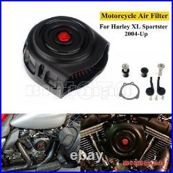 Motorcycle CNC Air Filter Cleaner Intake Filter For Harley Sportster XL 2004-UP