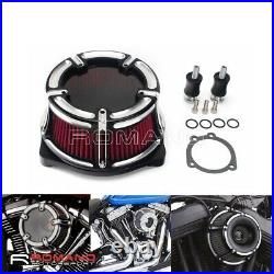 Motorcycle CNC Air Filter Cleaner Intake Filter For Harley Touring Softail Dyna