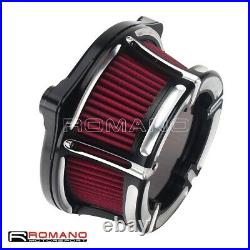Motorcycle CNC Air Filter Cleaner Intake Filter For Harley Touring Softail Dyna