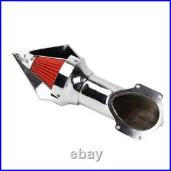Motorcycle Chrome Spike Air Cleaner Intake Filter Kit For HONDA VTX1300 VTX 1300