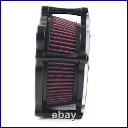 Motorcycle Clarity Air Cleaner Intake Filter Fit 08-16 Harley Electra Glide FLTR