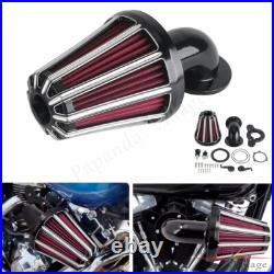 Motorcycle Cone Air Filter Cleaner Kit For Harley Sportster 1200 883 2007-2012