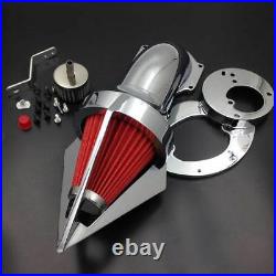 Motorcycle Cone Spike Air Cleaner Kit filter intake For 1986-2012 Honda VTX 1300