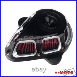 Motorcycle Contrast Jet Stage Air Cleaner For Harley Sportster XL 883 1200 04-21