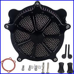 Motorcycle Cut Air Cleaner Intake Filter System For Harley Davidson Touring Dyna