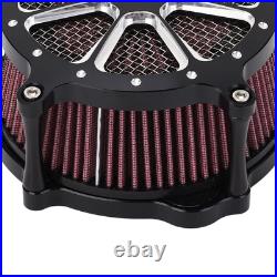 Motorcycle High Flow Air Intake Filter Air Cleaner With Cover For XL1200C Motorcycle High Flow Air Intake Filter Air Cleaner With Cover For XL1200C