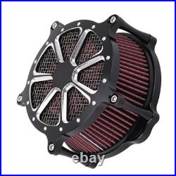 Motorcycle High Flow Air Intake Filter Air Cleaner With Cover For XL1200C Motorcycle High Flow Air Intake Filter Air Cleaner With Cover For XL1200C