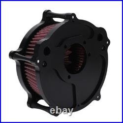 Motorcycle High Flow Air Intake Filter Air Cleaner With Cover For XL1200C 1200