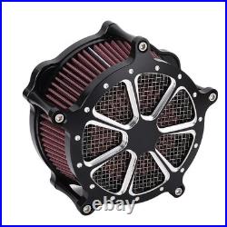 Motorcycle High Flow Air Intake Filter Air Cleaner With Cover For XL1200C 1200
